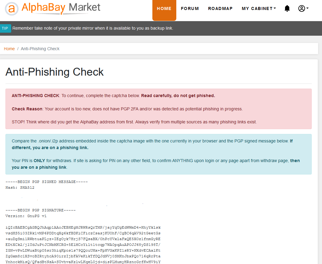 AlphaBay Market darknet
